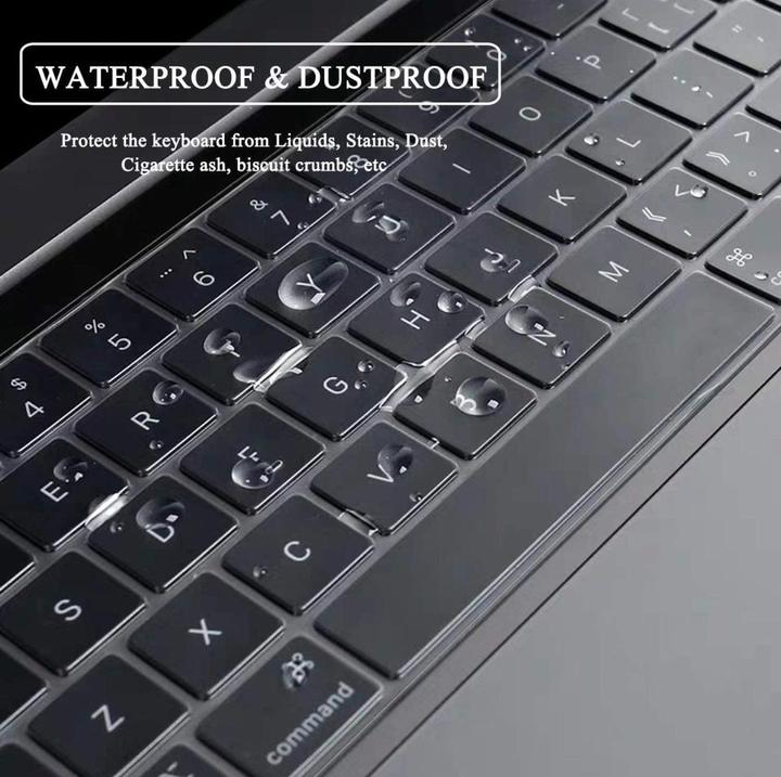 Actual product image Screenguard Keyboard Protector for Apple MacBook Air 13" Retina (2018-2020) A1932 ISO Format
