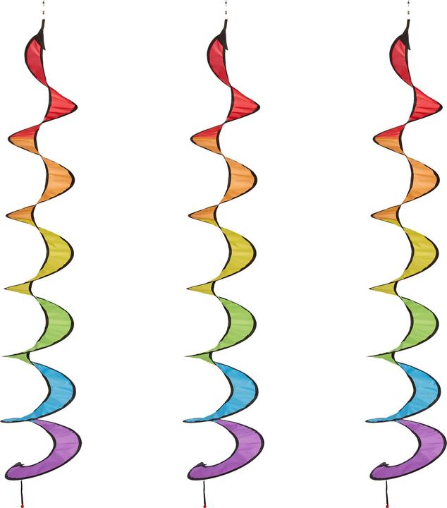 Blau, Gelb, Grün, Lila, Orange, Rot