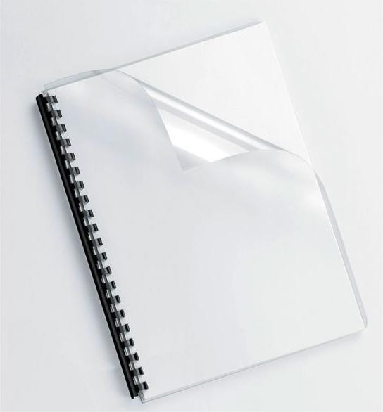 Actual product image Fellowes PVC cover sheets (A4, 240 micron)