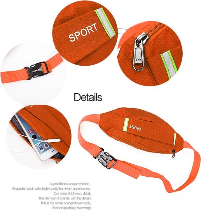 Immagine prodotto Cover-Discount Universale - Marsupio sportivo sottile arancione
