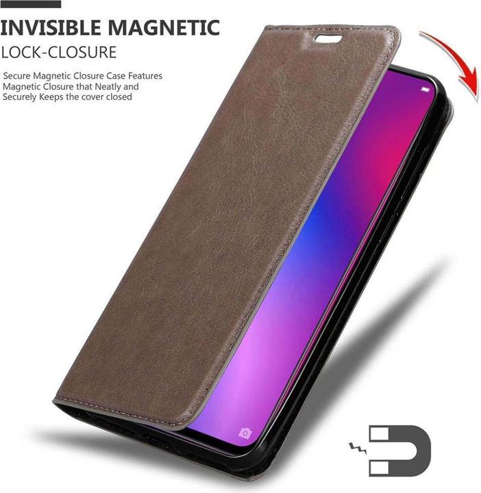 Productafbeelding Cadorabo Boek Onzichtbare Magneethoes (Oppo R17)
