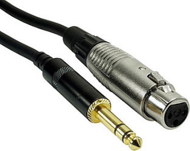 Rock Cable Studio cable (10 m, XLR, 6.3mm jack)