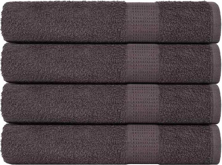 VidaXL Saunatücher 4 Stk. Anthrazit 80x200 cm 360 g/m² 100% Baumwolle Handtuch (80 x 200 cm)