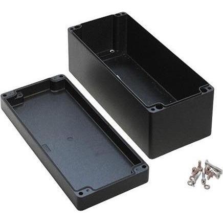 Hammond 1590Z166BK Universal-Gehäuse 3 (Gehäuse), Elektronikzubehör + Gehäuse, Schwarz