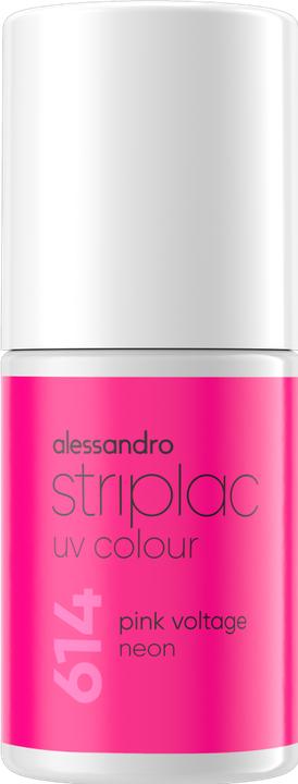Immagine prodotto Alessandro Neon Look - Striplac Uv Colour Pink Voltage Neon (Tensione rosa neon, Vernice UV gel)