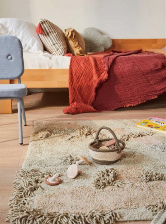 Produktbild Lorena Canals Rug Round Dot Chestnut (Ø 140 cm)