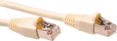 Produktbild ACT Ivory 1.5 meter SF/UTP CAT5E patch cable snagless with RJ45 connectors (S/FTP, CAT5e, 1.50 m)