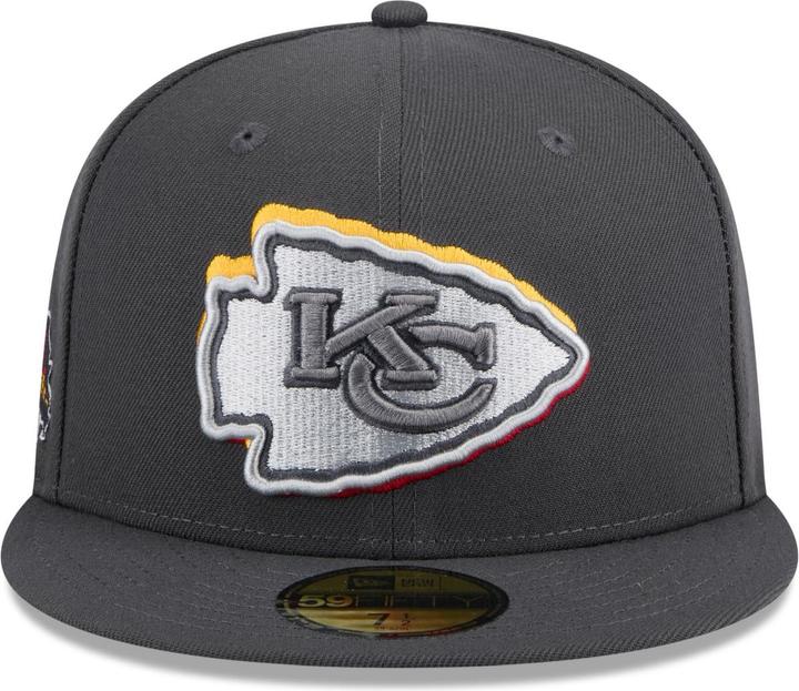 Produktbild New Era 59Fifty Cap - 2024 DRAFT Kansas City Chiefs - 6 7/8 (6 7/8)