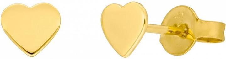 Produktbild Ohrstecker Herz, 14 K Gelbgold (14 K Gelbgold (585))