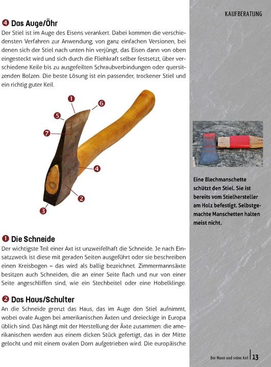 Produktbild Der Mann und seine Axt (Deutsch, Carsten Bothe, 2017)