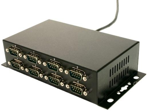 Exsys EX-1338HMV, USB zu 8S Seriell RS232 Port, schraubbar