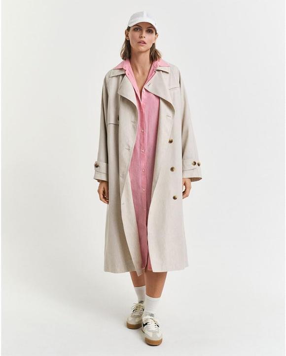 Image du produit GANT Robe chemisier en lin geranium (42)