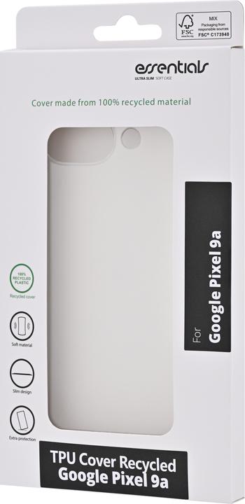 Produktbild Essentials Google Pixel 9a recycled TPU back cover, transparent (Google Pixel 9a)