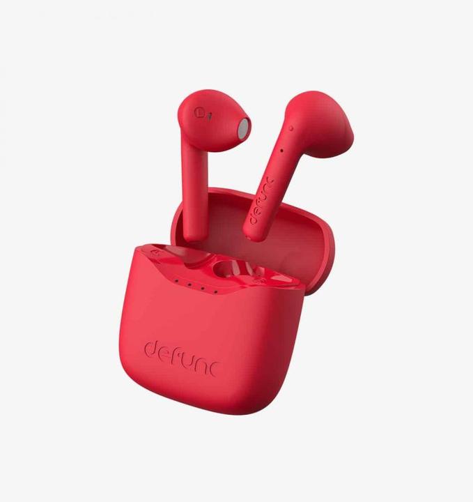 Actual product image Defunc True Lite Earbuds, In-Ear, Wireless, Red (ANC, 20 h, Wireless)