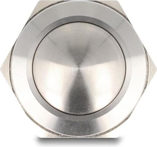 Produktbild Delock Drucktaster zum Einbau 19 mm 2 x Schraubklemme Taster gewölbt