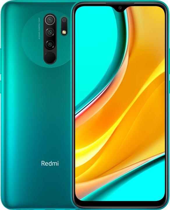 Xiaomi Redmi 9 (64 GB, Ocean green, 6.53", Dual SIM + SD, 4G)