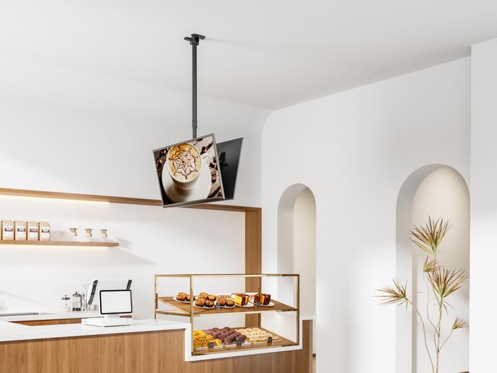 Actual product image equip Deckenhalterung 43"-86"/2TFT 50Kg 1Gelenk neig. sw (Ceiling)