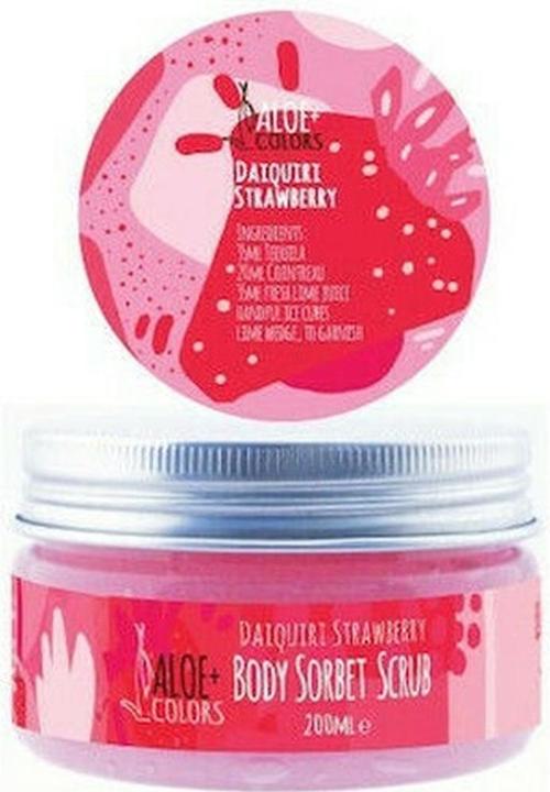 Aloe+ Colors Daiquiri Strawberry Body Sorbet Scrub - 200ml (200 ml)