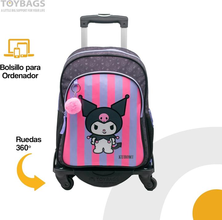 Actual product image Kuromi Kinderrucksack