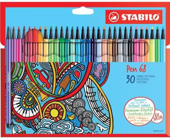 Actual product image STABILO Pen 68 (Sorted, 30 x)