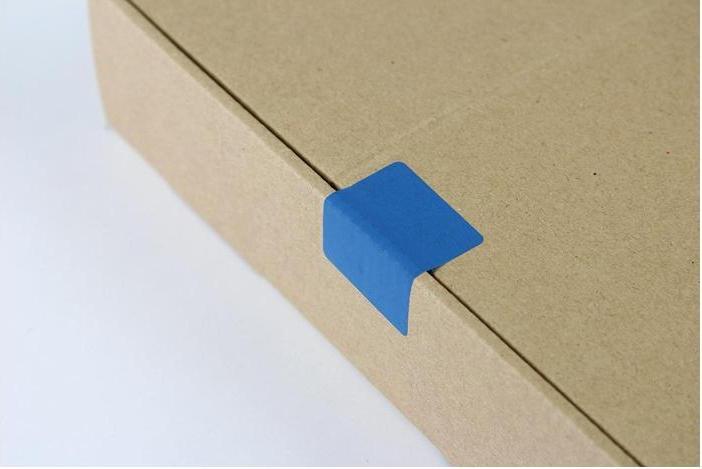 Image du produit Transpak Étiquettes de sécurité Dimensions 38x32mm bleu bleu