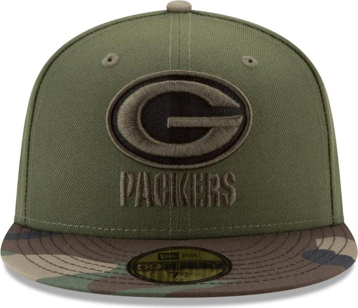 Immagine prodotto New Era Cappellino 59Fifty - Green Bay Packers mimetico in legno - 7 1/8 (7 1/8)