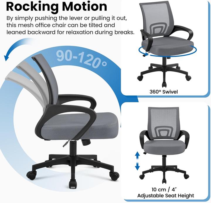 Actual product image Yaheetech Ergonomischer Schreibtischstuhl