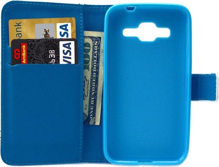 Actual product image König Design Mobile phone cover case for mobile Samsung Galaxy Core Prime Smile lettering (Samsung Galaxy Core Prime)