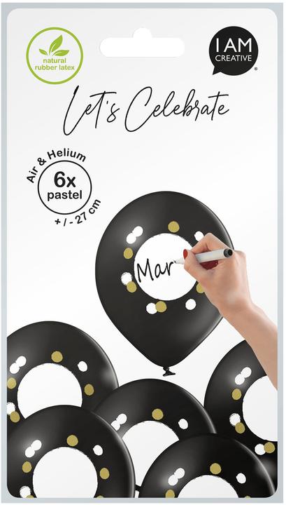 Produktbild I Am Creative Let’s Celebrate, Luftballone (6x)