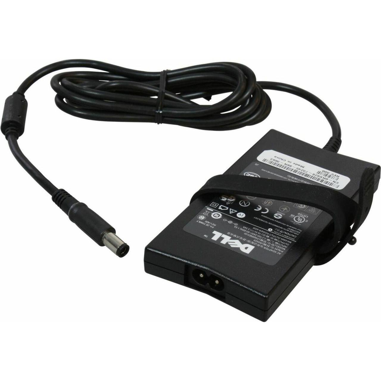 Thumbnail - Dell AC Adapter 19.5V 3.34A 65W (7.4mmx5.0mm) includes power cable (65 W), Notebook Netzteil, Schwarz