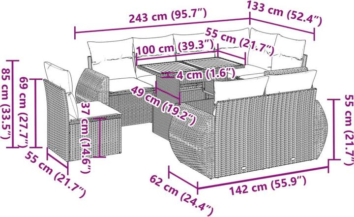 Produktbild vidaXL Hendrix