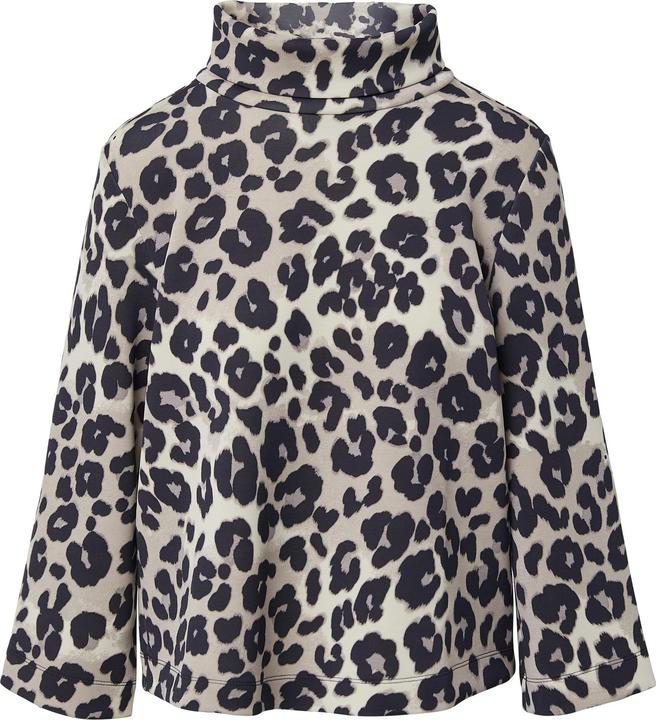 Produktbild s.Oliver Sweatshirt Scuba-Sweatshirt im Relaxed Fit mit Leo-Print (36)
