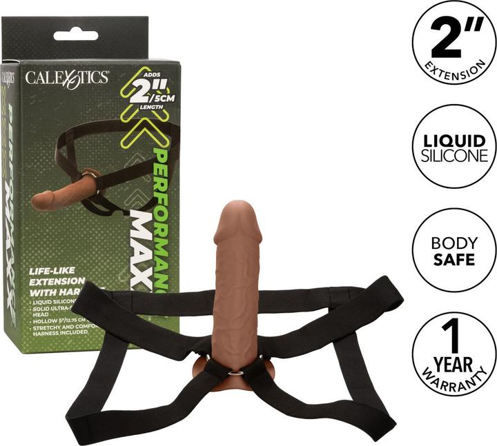 Produktbild CalExotics Performance Maxx™ Life-Like Extension with Harness - Brown