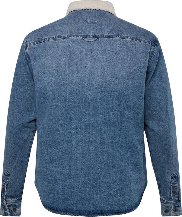 Image du produit John F. Gee Denimjacke, gefüttert, langarm, Kent Kragen, Pattentaschen, bis Gr. 8XL (XL)