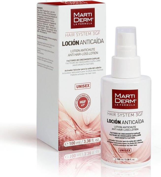 Image du produit Martiderm Lotion contre la perte de cheveux unisexe 100ml (Tonique visage, 100 ml)