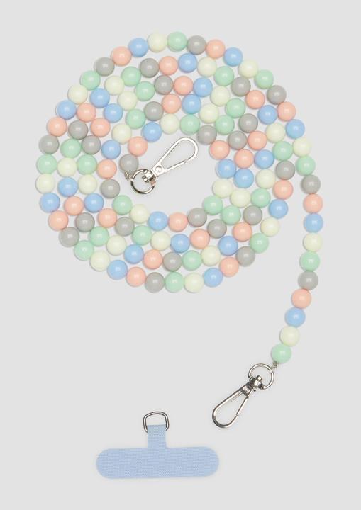 Produktbild s.Oliver Accessories Handykette aus bunten Perlen