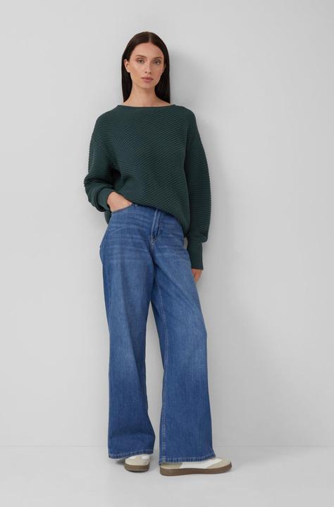 Produktbild s.Oliver Strickpullover Strukturierter Strickpullover im Relaxed Fit mit Rippbündchen (34)