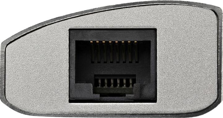 Actual product image StarTech 3 Port Mobile USB 3.0 Hub plus Gigabit Ethernet - Aluminium USB Hub with Gigabit Ethernet Adapter (USB-A, 4 ports)