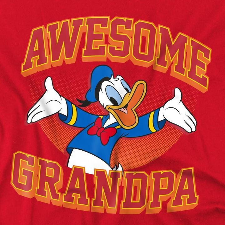 Immagine prodotto Disney Awesome Grandpa Maglietta Daffy Duck Uomo (XL)