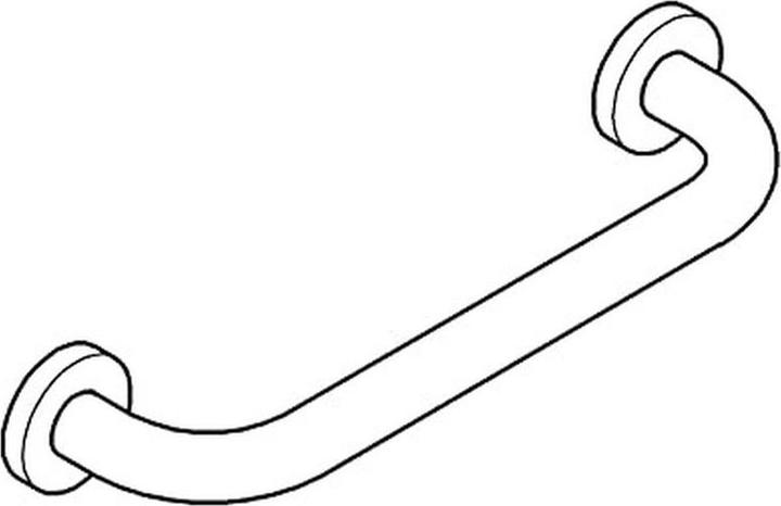 Actual product image Grohe Start QuickFix bath handle, 349mm, adhesive, chrome