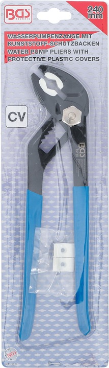 Image du produit BGS Pince multiprise / pour raccords avec mâchoires de protection plastiques 250 mm (250 mm)