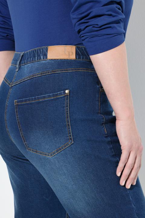 Immagine prodotto Ulla Popken Boyfriend jeans in denim elasticizzato con taglio a cinque tasche e cintura comoda (42)
