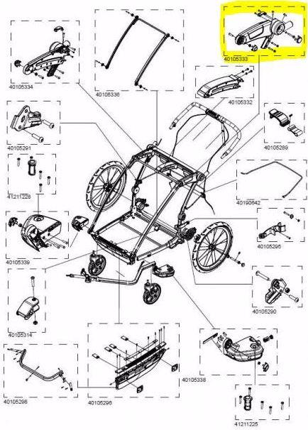 Produktbild Thule Upper Bracket - Left