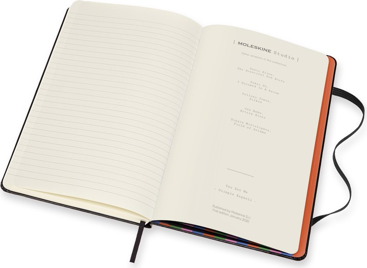 Actual product image Moleskine Olimpia Zagnoli (13 x 21 cm, Plain, Hardcover)