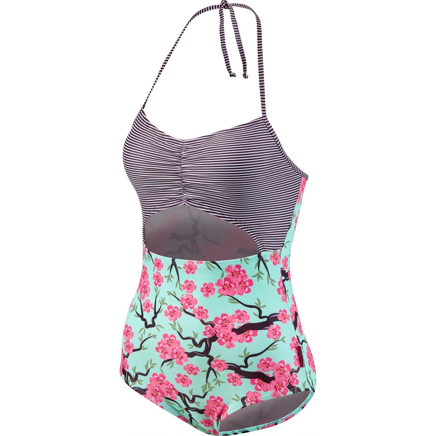 Beco, Damen, Badeanzug, Beermann GmbH Badeanzug Damen B-Cup Standard schwarz/bunt 38, Schwarz, (38)