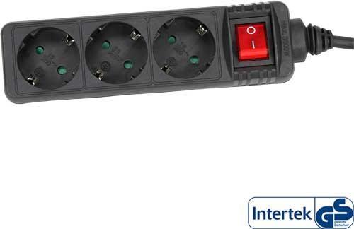 Actual product image InLine Power strip (3x, CEE 7/3, 3 m)
