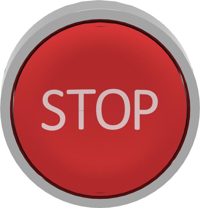 Actual product image Schneider Electric Push button 22mm "Stop" red