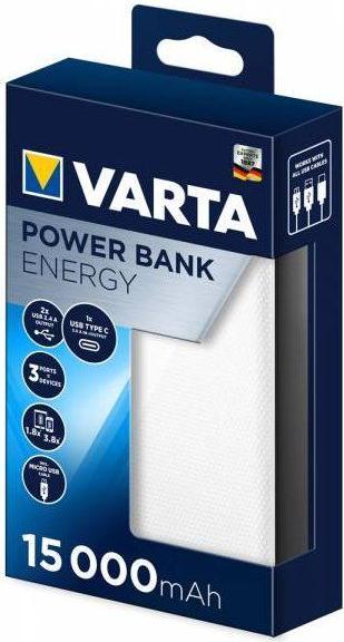 Actual product image Varta Energy (15000 mAh, 15 W, 55.50 Wh)