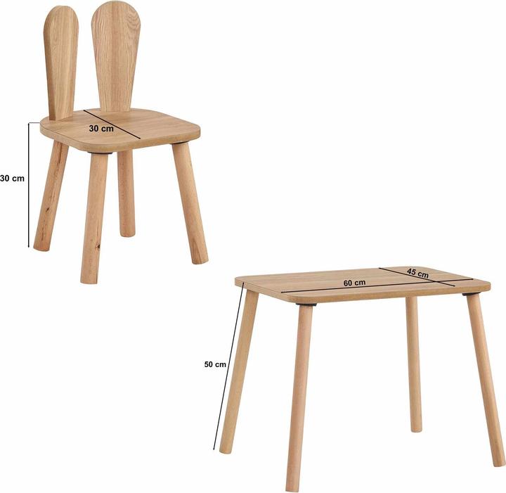Actual product image Skye Decor Tavsan Kid's Table Set (Kids table)