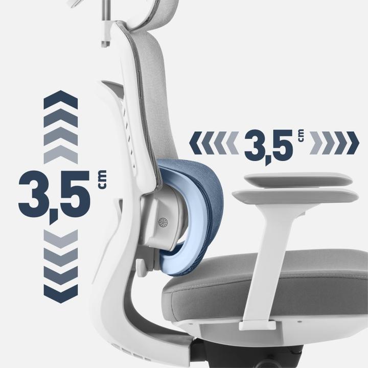 Actual product image Mark Adler Bürostuhl mit Massage Visioner 6.1 Grau